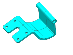 Battery cover rocker arm